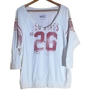 Touch‎ Woman’s Sports Red Wings Hockey 28 Sz XL